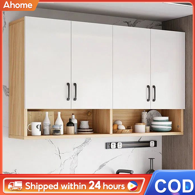 【Thickening】Hanging Cabinet Kitchen Cabinet Wooden Wall Cabinets ...