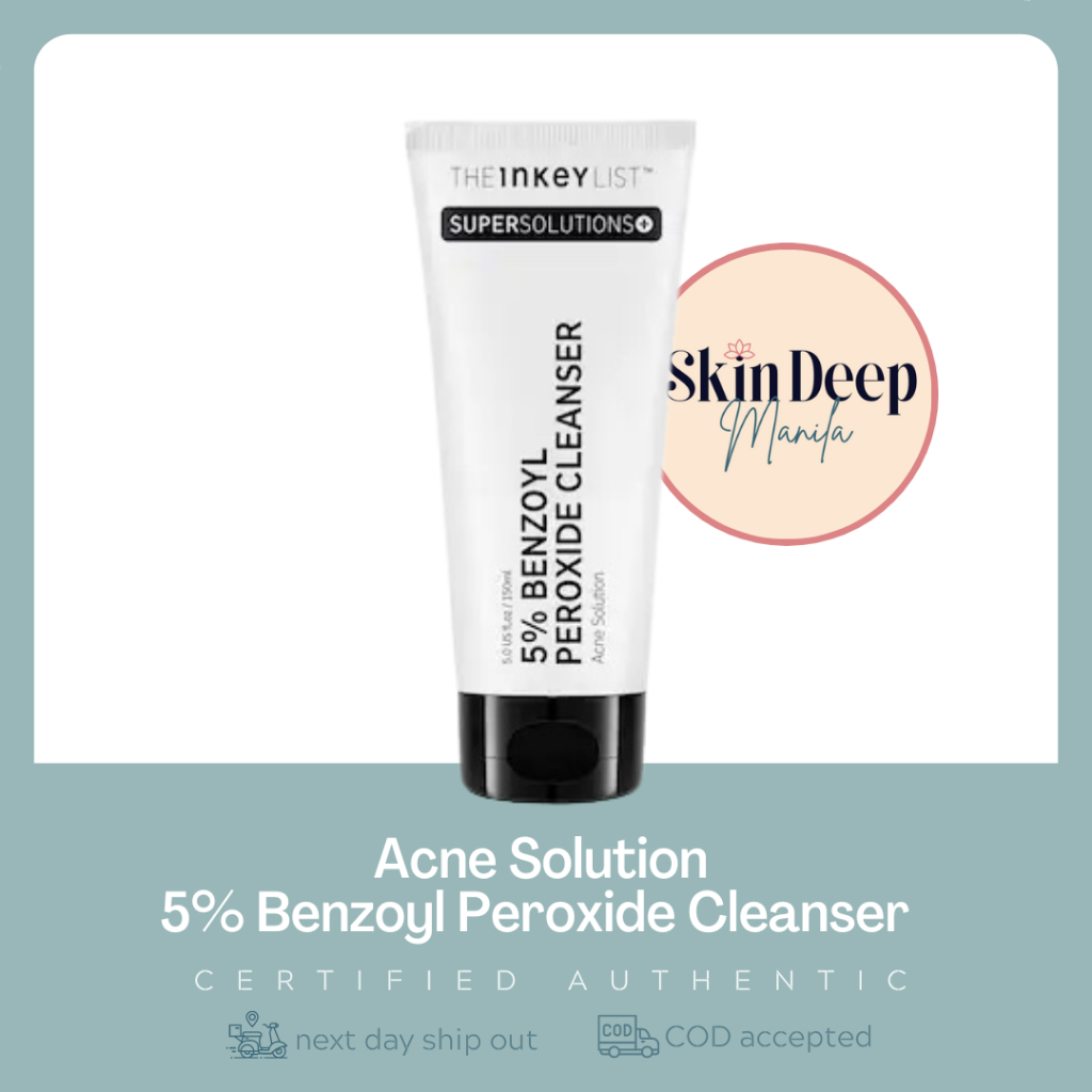 THE INKEY LIST SUPER SOLUTIONS 5 BENZOYL PEROXIDE CLEANSER Acne