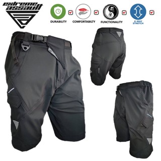 Extreme Assault Endurance 1 Black MTB Shorts Shopee Philippines