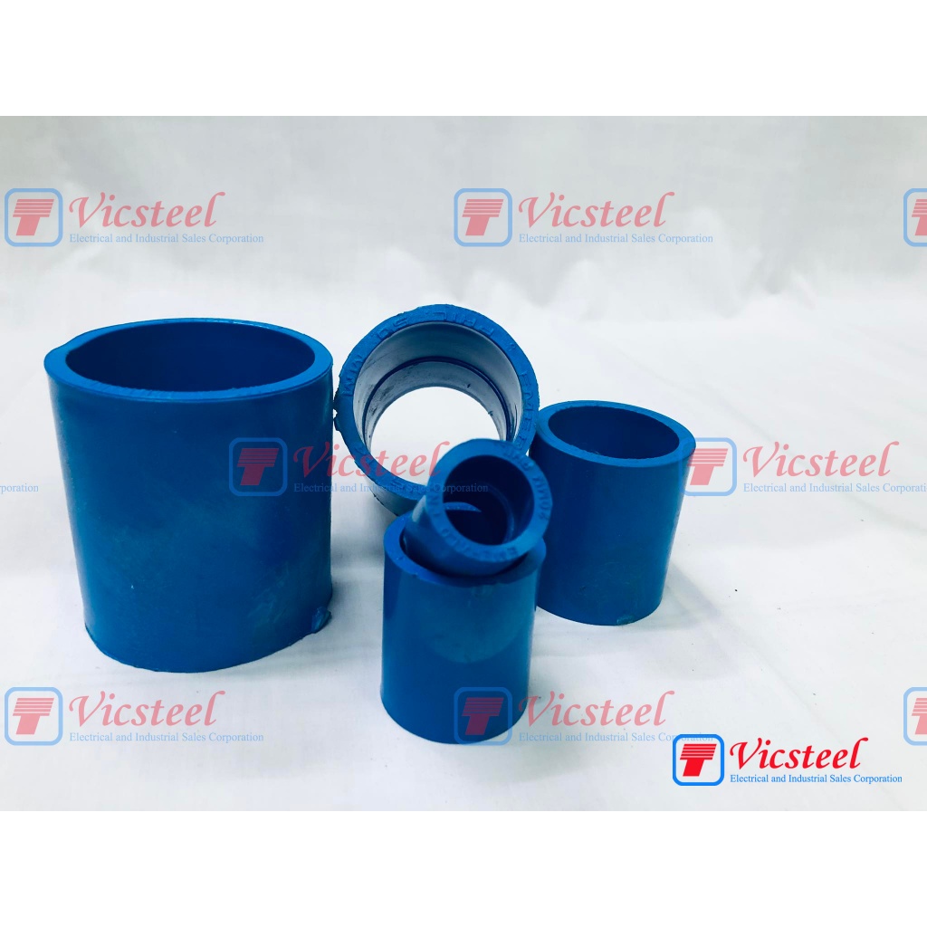 Emerald Blue Coupling Blue Fittings PVC Water Pipe 1 1/2 to 2 inches 50
