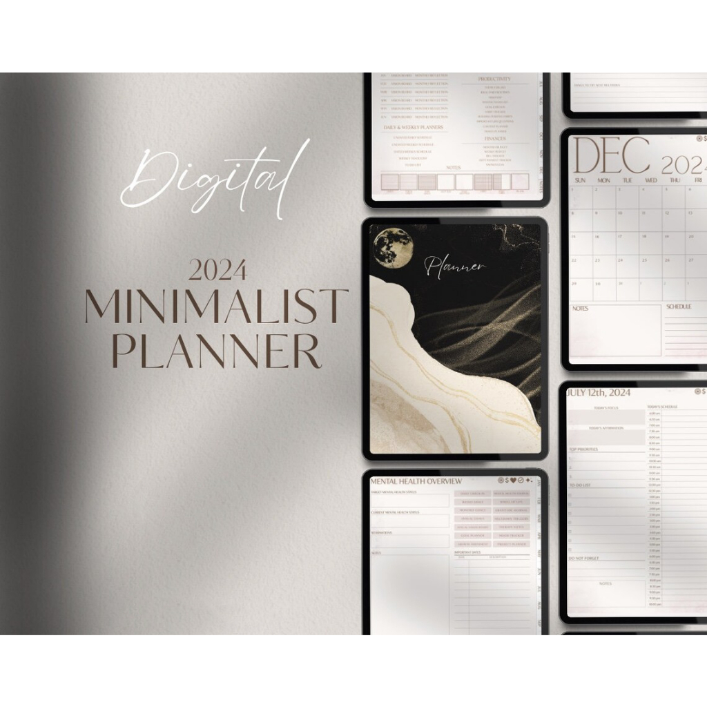 2024 Digital Planner, Digital Planner for iPad & Android, GoodNotes ...