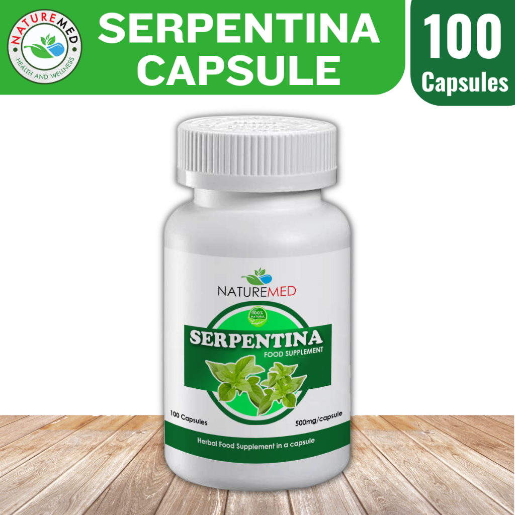 NatureMed SERPENTINA HERBAL CAPSULE 100 Capsules Diabetes