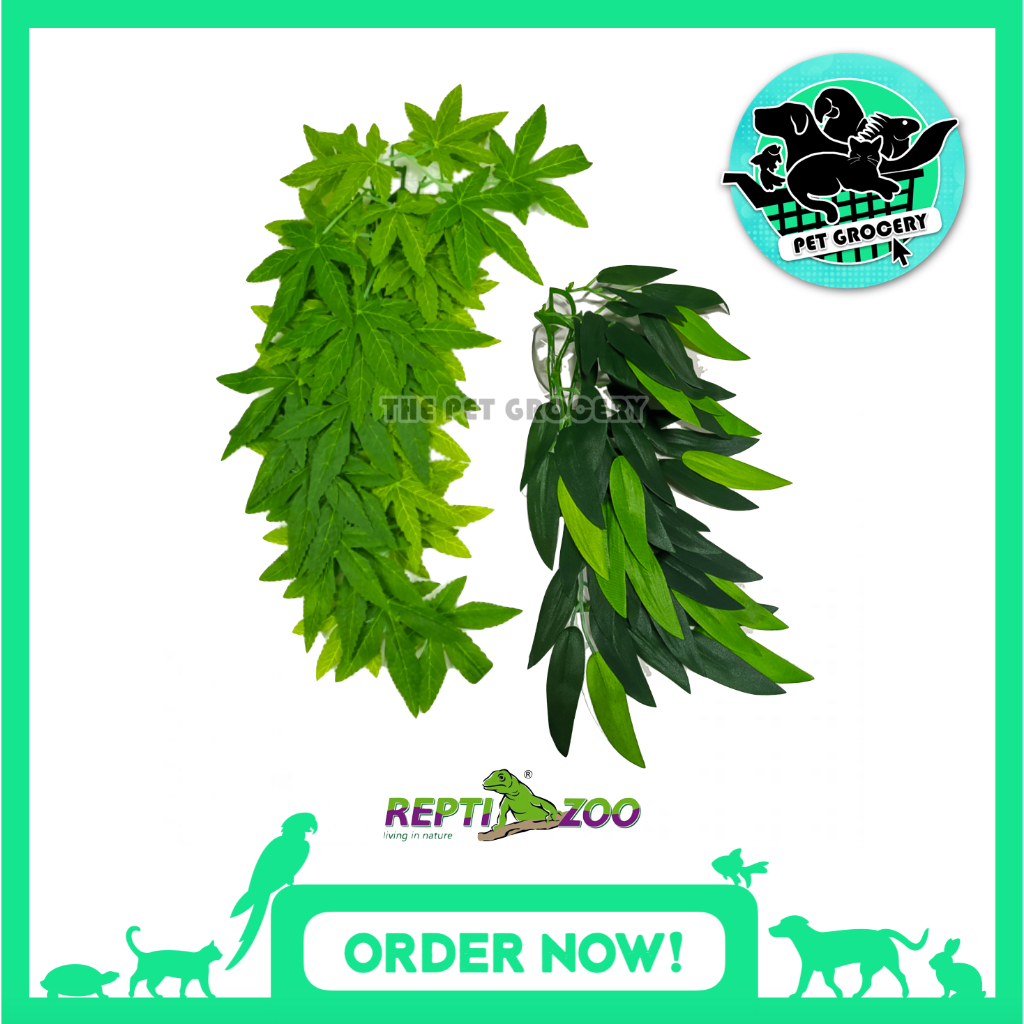 REPTIZOO REPTI JUNGLE FAKE PLANTS FOR REPTILE ENCLOSURE Shopee