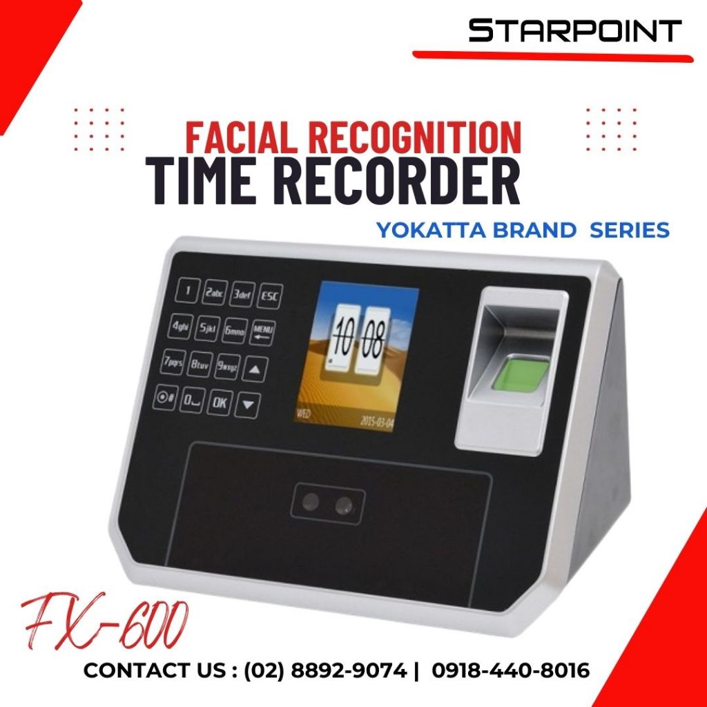 4 IN 1 Facial Recognition Biometric Machine | Fingerprint + Facial + ID ...