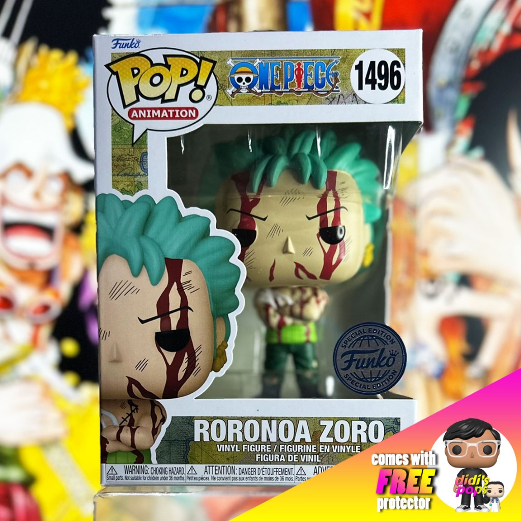 Funko POP! One Piece: Roronoa Zoro 1496 Funko Special Edition (Nothing ...