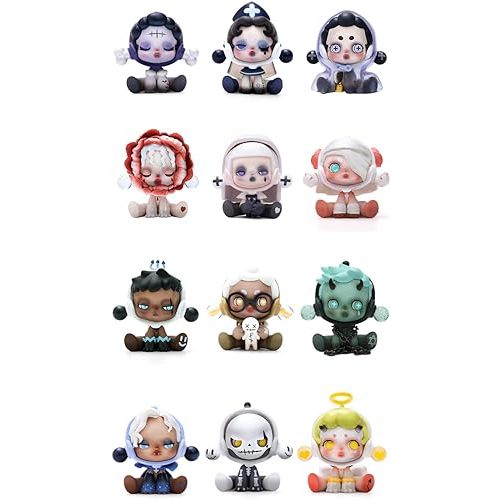 Japanese Fashion AUTHENTIC POPMART SKULLPANDA ANCIENT CASTLE Series BOX ...