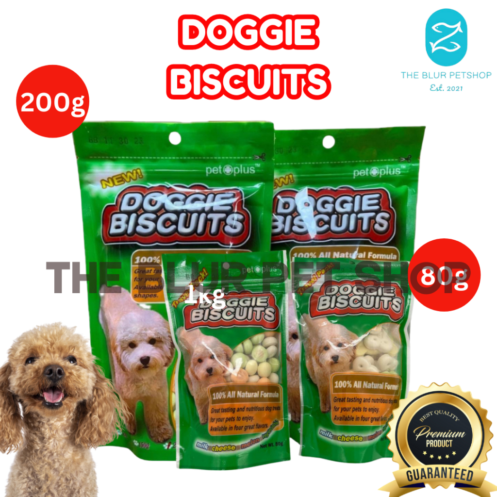 80g 200g Doggie Biscuit Biscuits Pet Plus Bone Round Dog Snack Treats ...