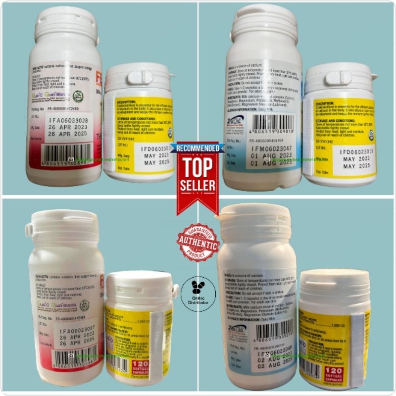 Authentic Vitamins in Duos & Triple Sets (Calcium, Vitamin D3, Vitamin