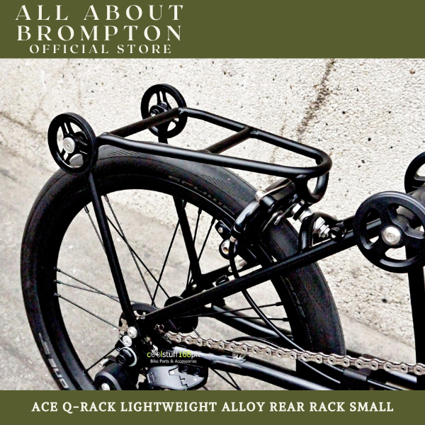 AAB Genuine Ace Q Rack Lightweight Alloy Rear Rack for Brompton (Small ...
