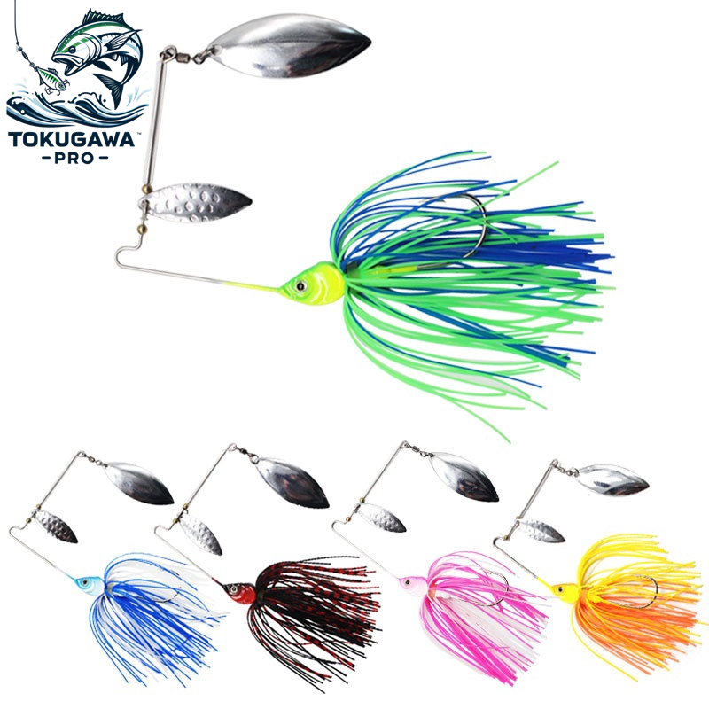 TOKUGAWAPRO 14g Spinner bait Fishing Lures Bass Fishing Buzz bait ...