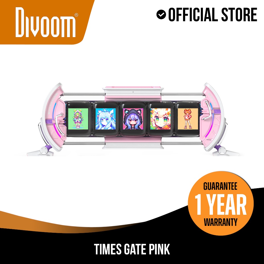 Divoom Times Gate ピンク Divoom Times Gate Pixel Art
