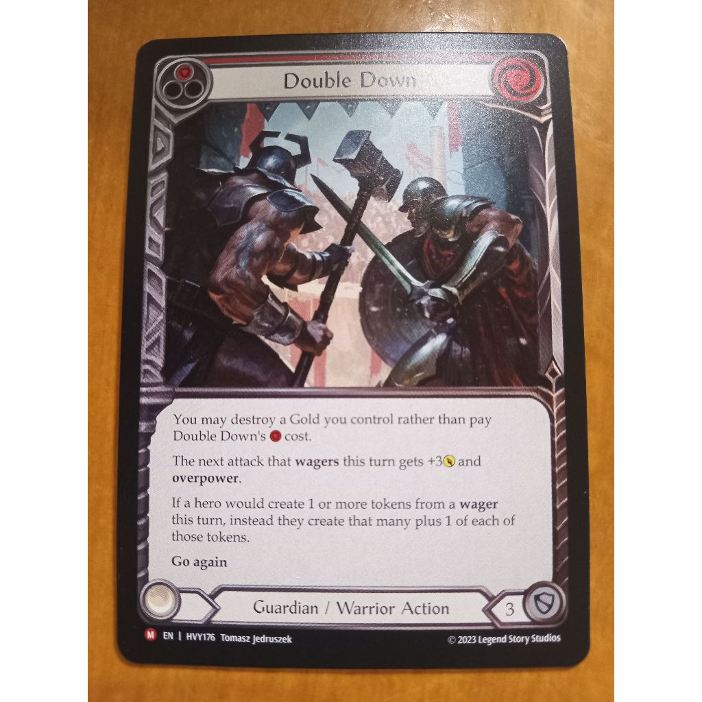 FAB Double Down Majestic M RF Heavy Hitters Flesh and Blood TCG HVY |  Shopee Philippines