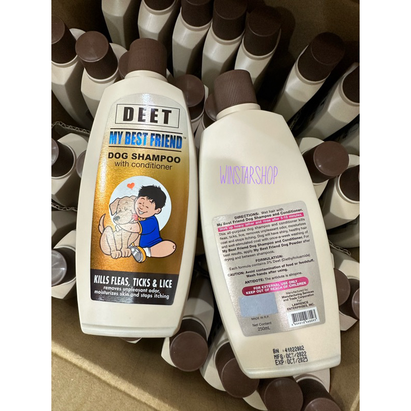 BUY 1 TAKE 2 Deet My Best Friend Dog Shampoo with Conditioner 250ml Shopee Philippines