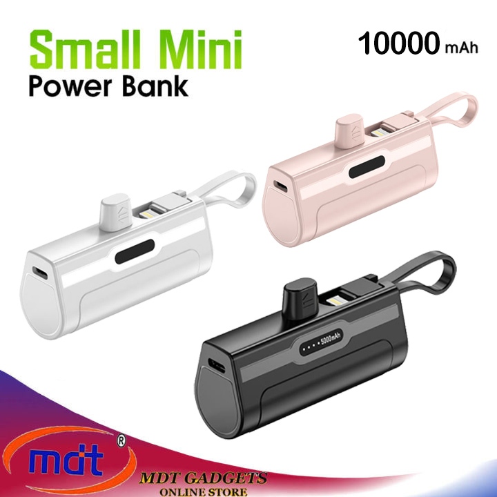 2in1 Powerbank 10000mah Mini Power Bank Type Ciph Fast Charging Wireless Powerbank Built In 5792