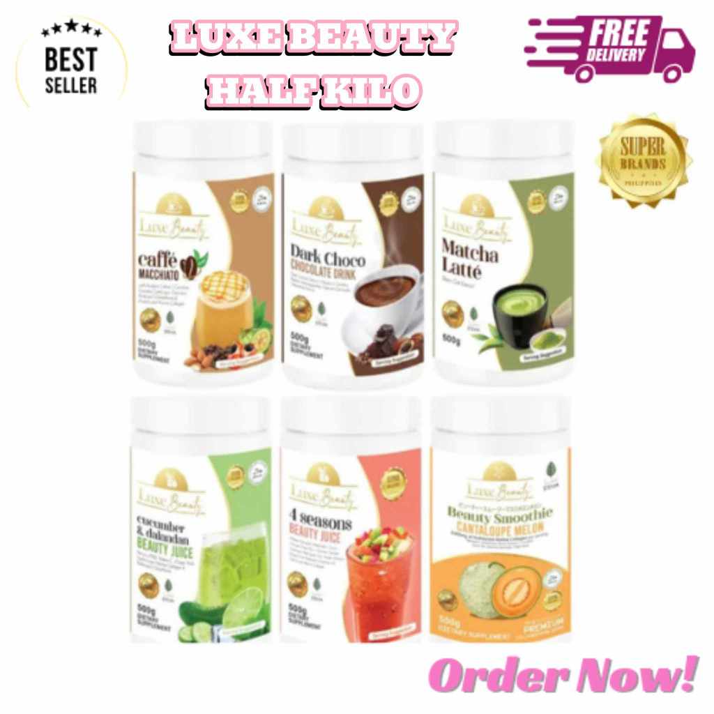 Luxe Slim Drinks Half Kilo Jar 500g (Caffe Macchiato, Dark Choco