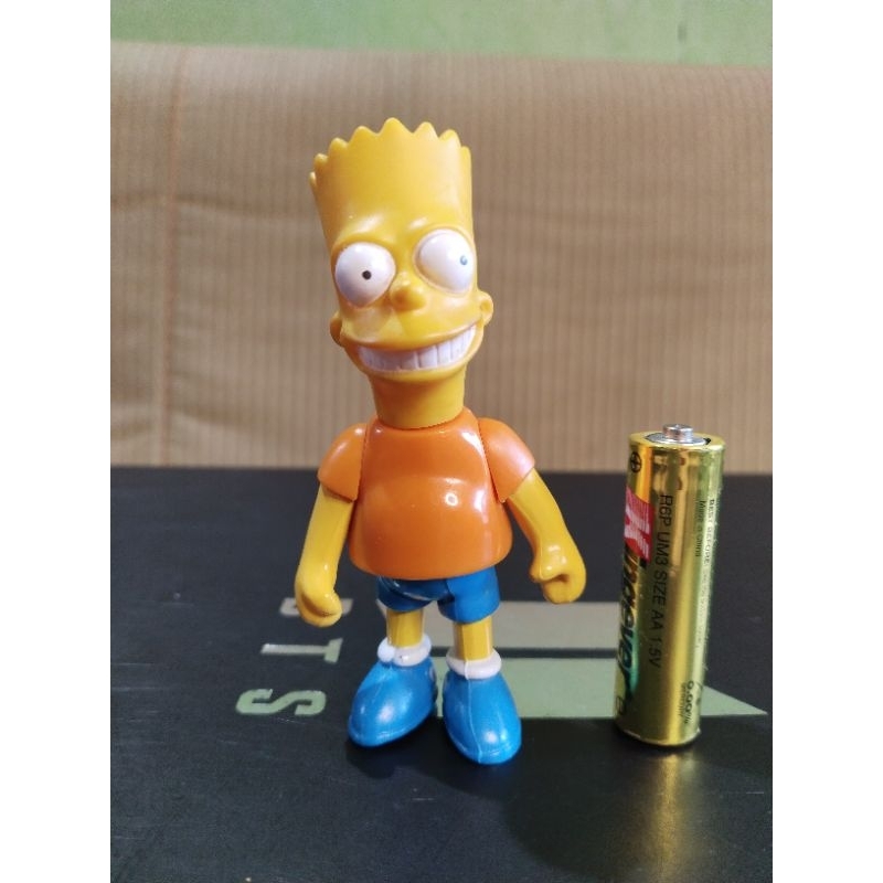 Vintage Bart Simpson 1990 Action Figure The Simpsons Poseable 3.5 ...