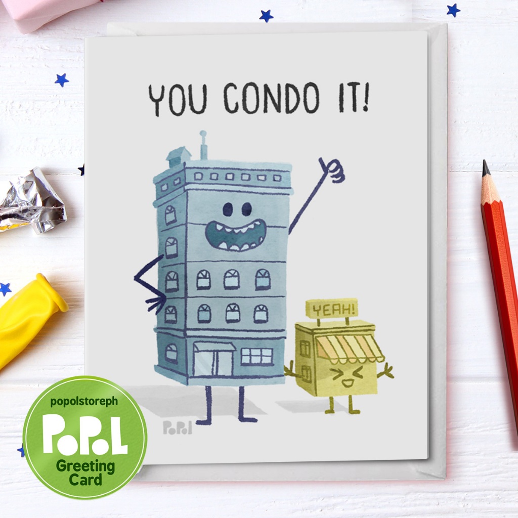 Popol - You Condo It - Motivation Greeting Card Cute Funny Sweet for ...