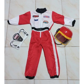 Cars Lightning Mc Queen Inspired Racing Costume for Kids Halloween Outfit  Choose: terno Jacket With Pants or Overall Jumpsuit Style 