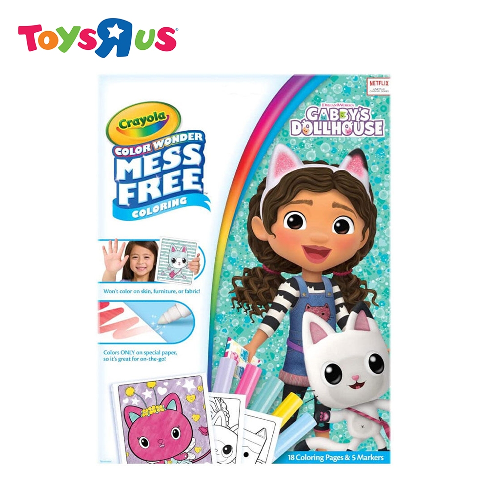 Crayola Color Wonder Mess Free Gabby's Dollhouse Coloring Set | Shopee ...