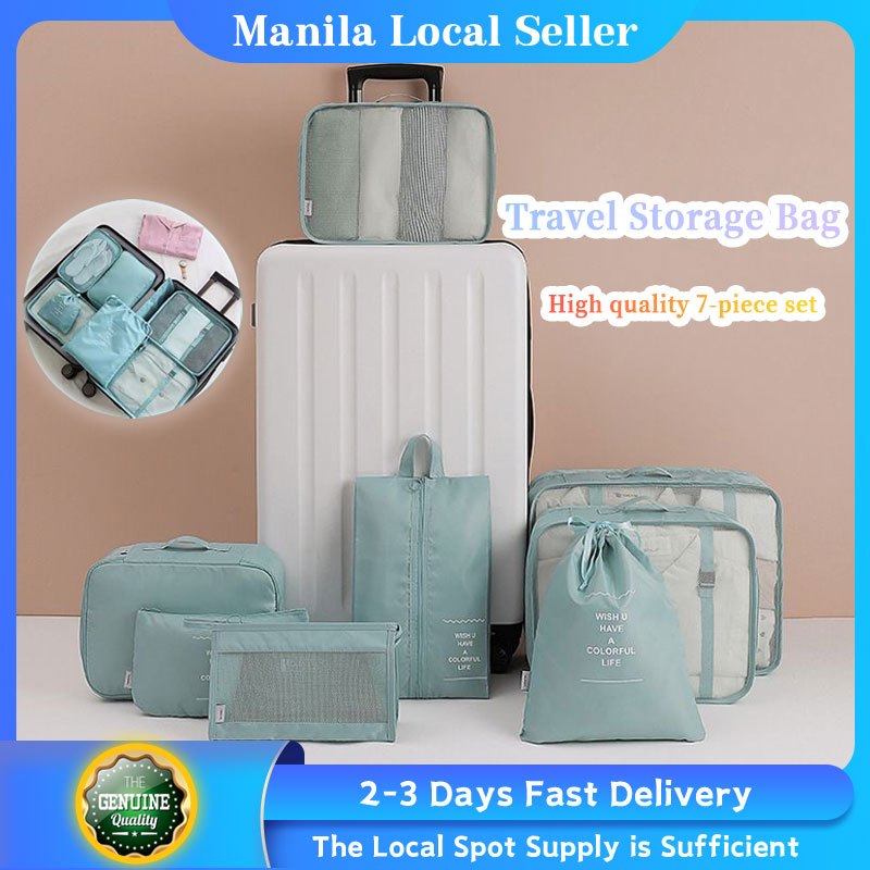 In Travel Storage Pouch Waterproof Luggage Organizer Bag Set