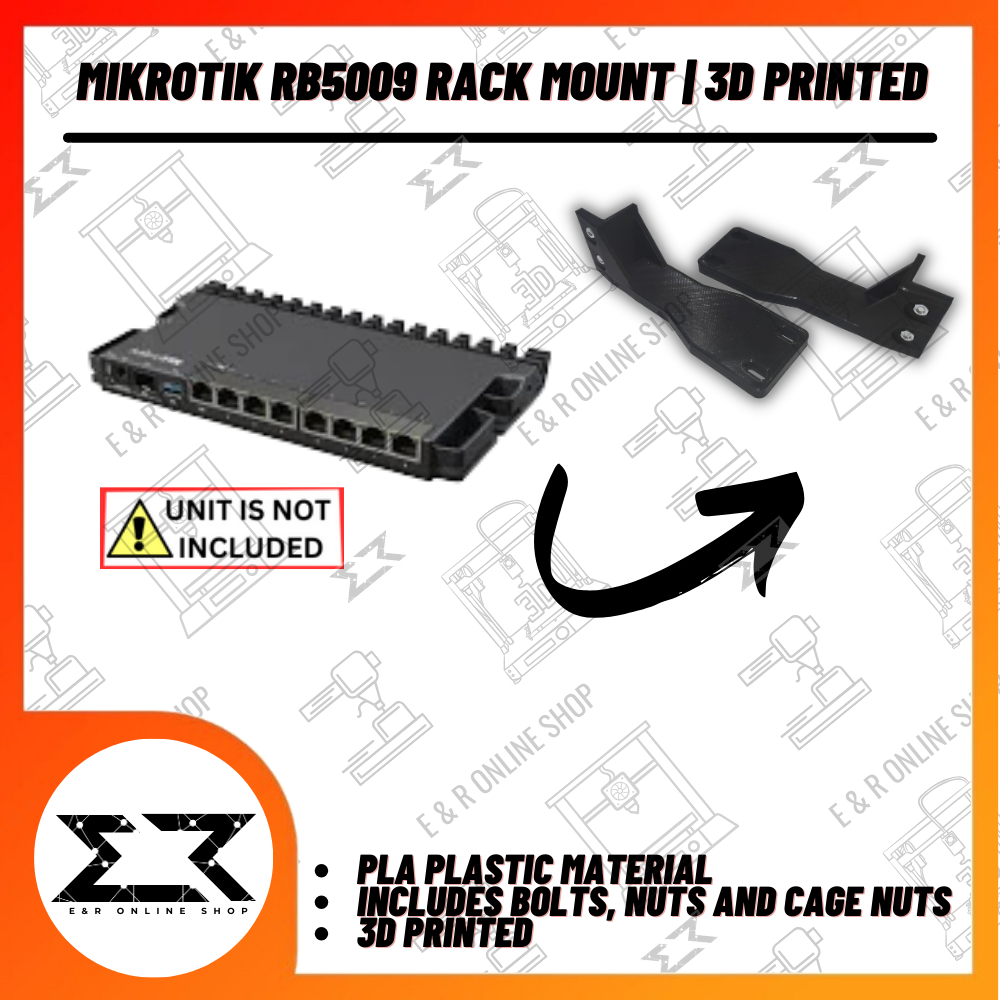 M1KROT1K RB5009 Rack Mount Ears 3D Printed | Shopee Philippines