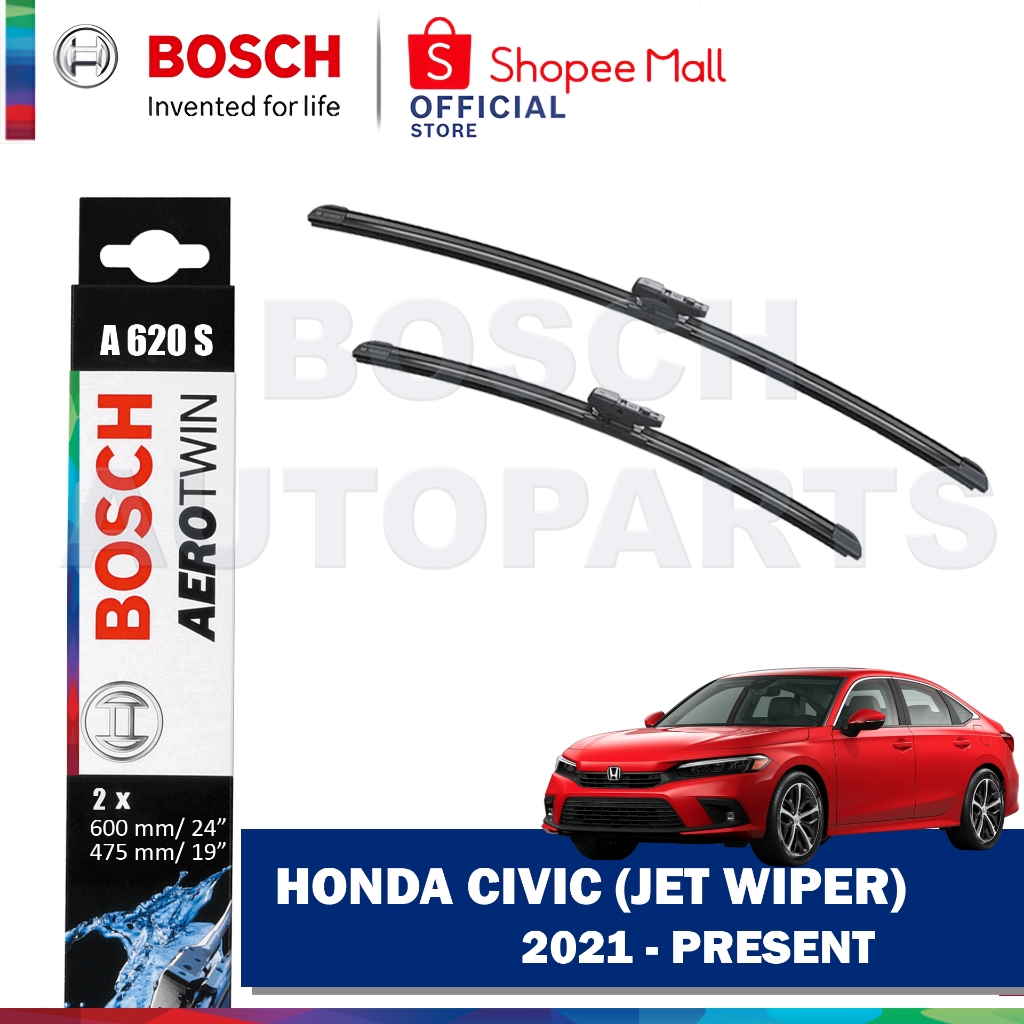 Bosch Aerotwin Wiper Blade Set for Honda Civic 2021 - Present 24" / 19 ...