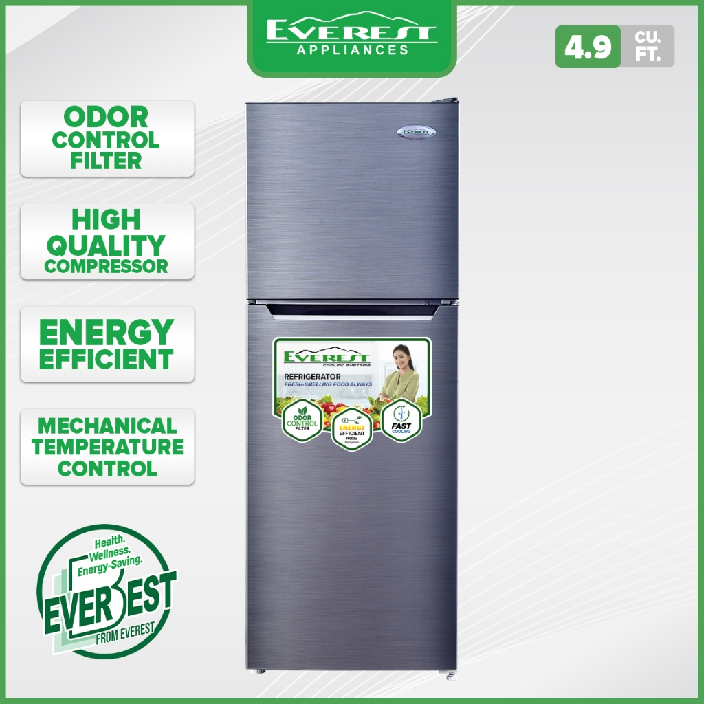 EVEREST 4.9 cu.ft Two Door Refrigerator/ Non Inverter/ Manual