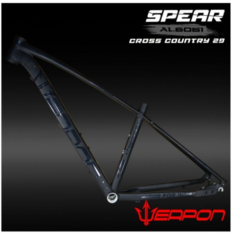 WEAPON SPEAR FRAME 29 Black Gray | Shopee Philippines