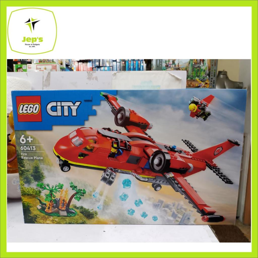 Lego City 60413 Fire Rescue Plane (2024) | Shopee Philippines