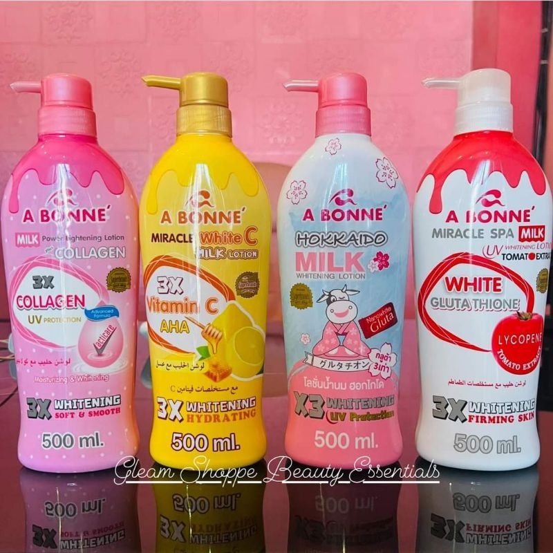 ABonne 3X Whitening Lotions 500ml | Shopee Philippines