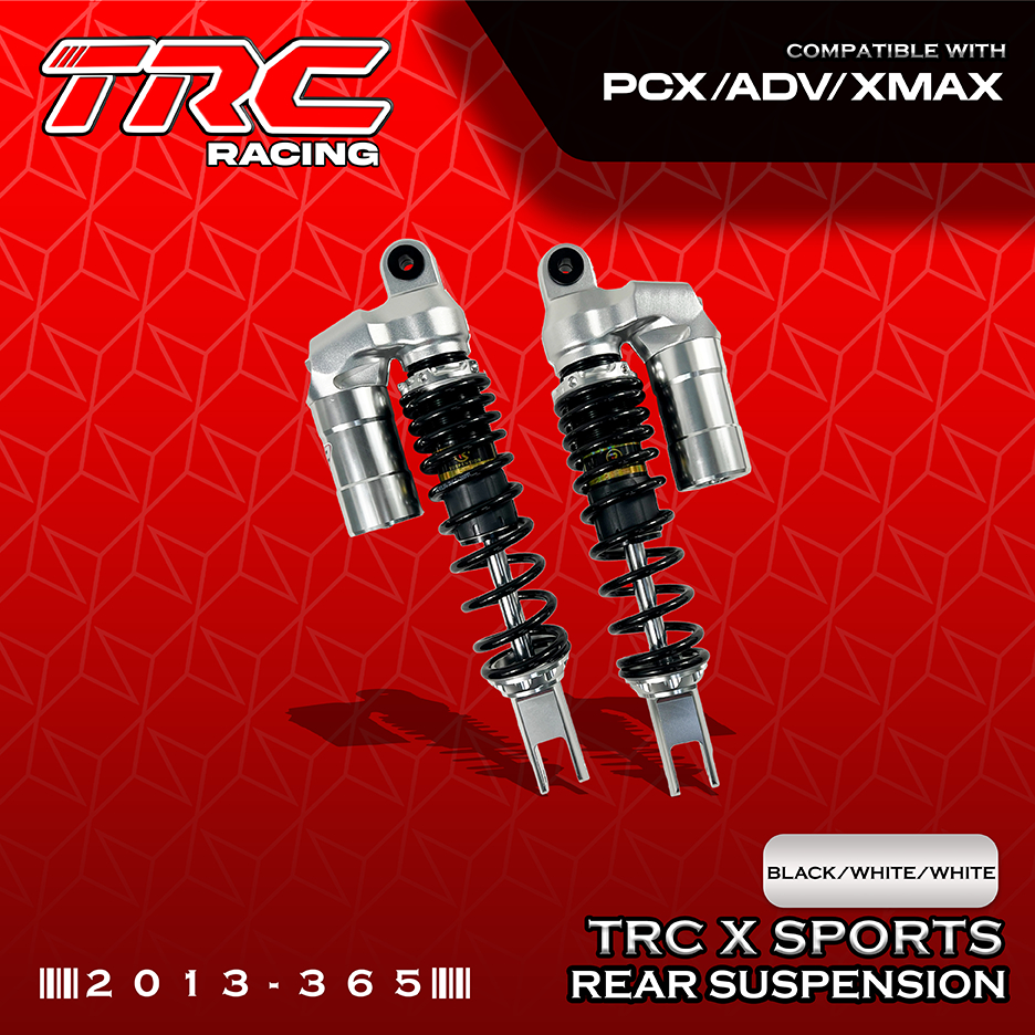 TRC Racing Shock Absorber Suspension X SPORTS 365mm XMAX/ADV/PCX Fully ...