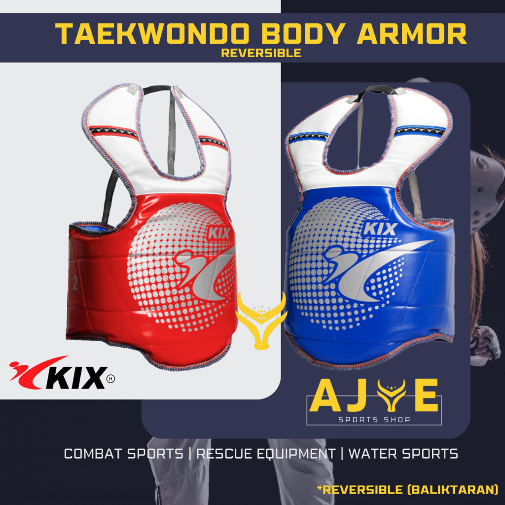 KIX TAEKWONDO BODY ARMOR (REVERSIBLE) Shopee Philippines