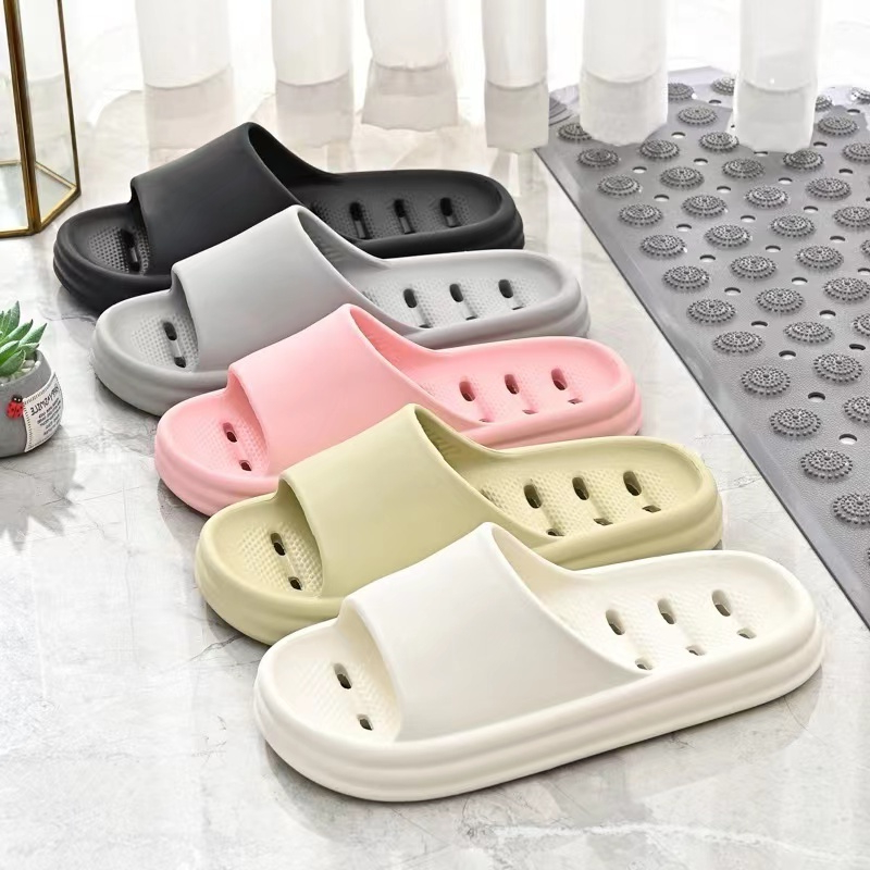 Japanese thick soled bathroom quick-drying comfortable indoor slippers ...