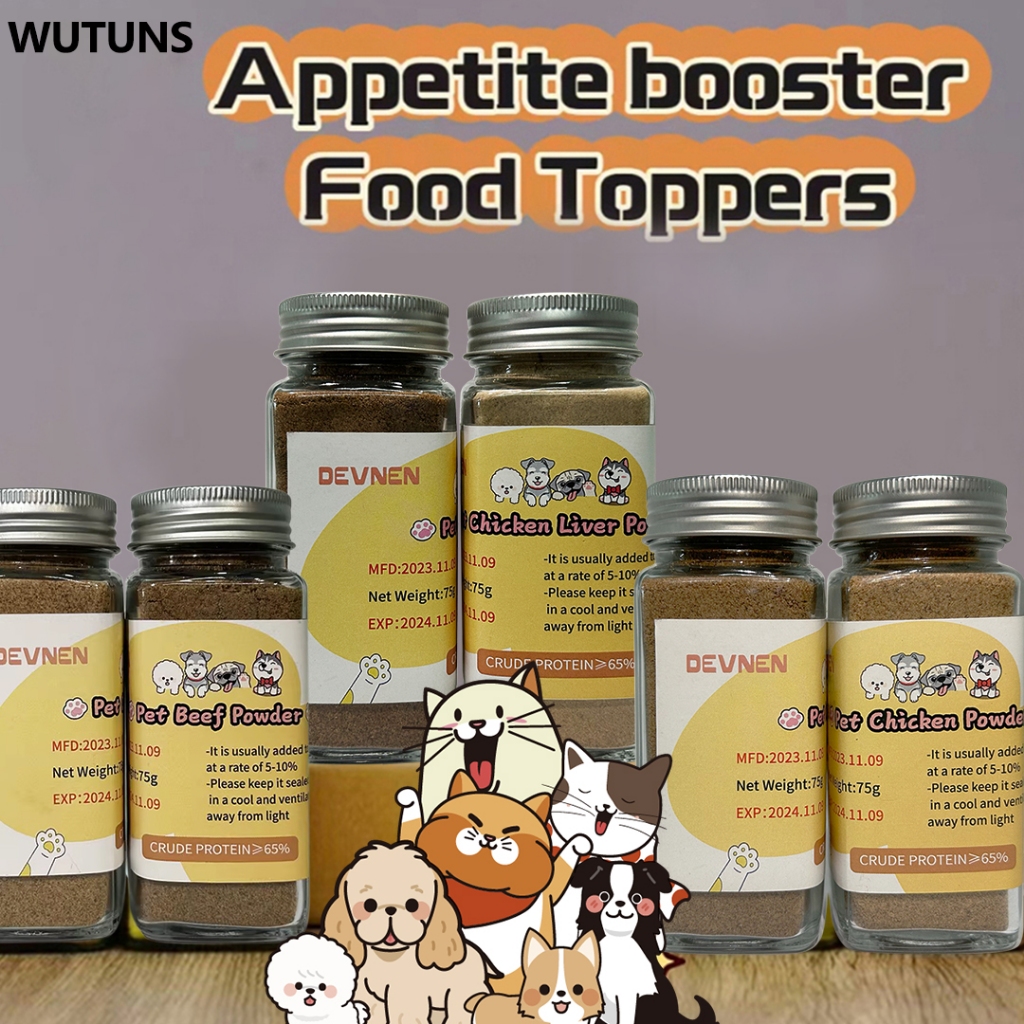 Appetite Booster for Dog and Cat Food Toppers for Picky Eaters of Pets