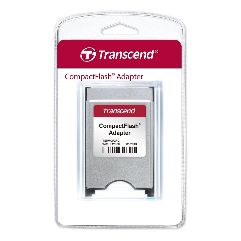 Transcend TS0MCF2PC CF-PCMIA CompactFlash Adapter/68 pin PCMCIA ...