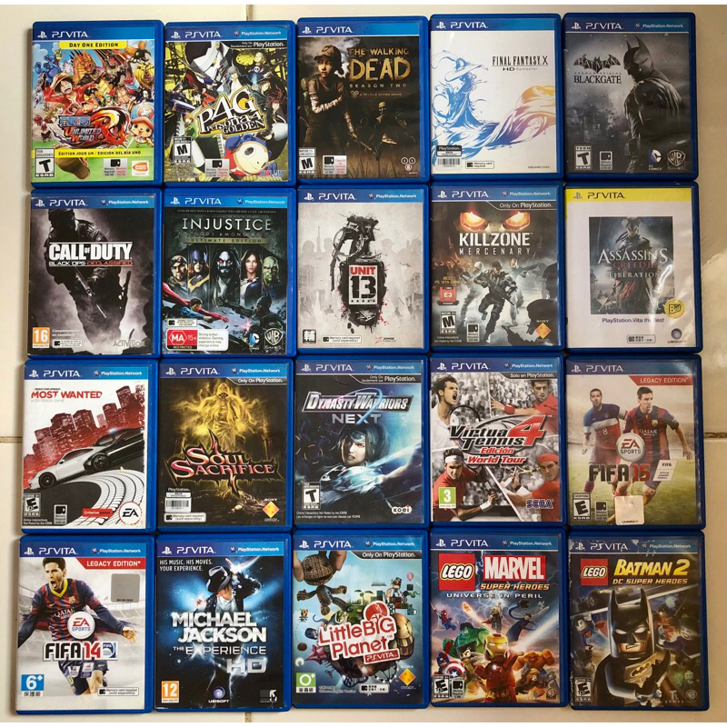 Ps vita deals all games list