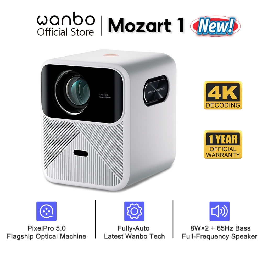 Wanbo Mozart 1 Pro Projector new upgrade