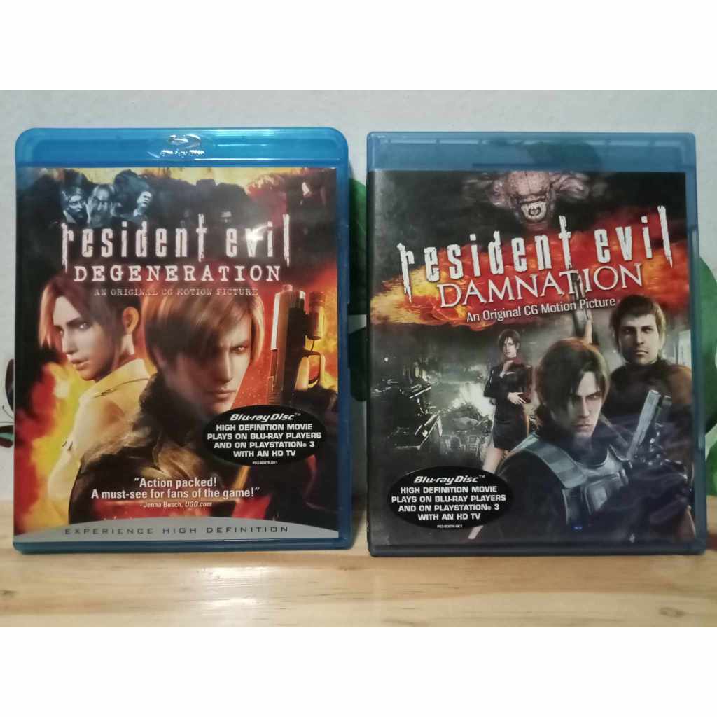 Resident Evil - Degeneration + Damnation [Blu-ray Set] | Shopee Philippines