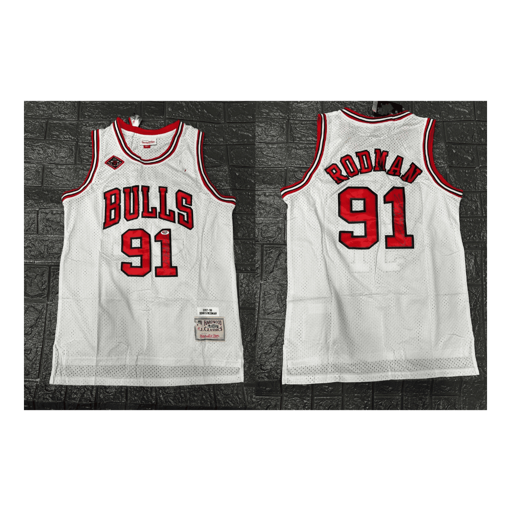 Dennis Rodman 91 Hardwood Classics Jersey