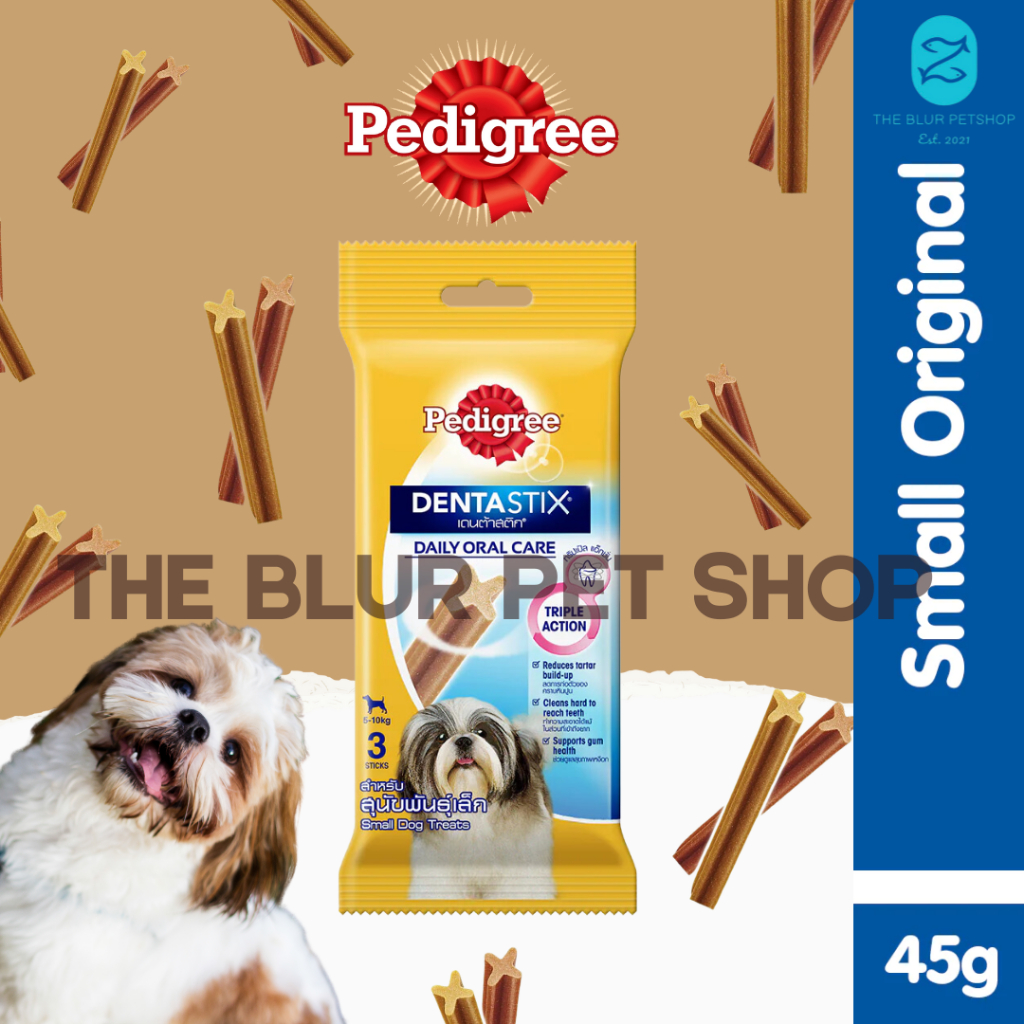 45g Pedigree Dentastix Denta Stix Daily Oral Care Mono Small 3s Dog ...