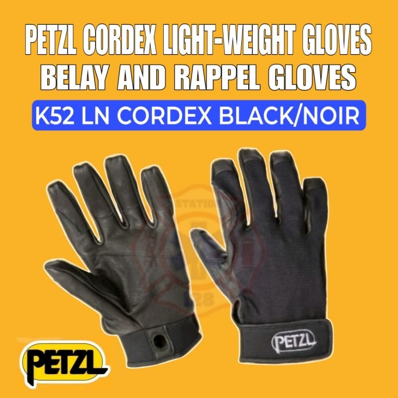 Petzl CORDEX LightWeight Belay and Rappel Gloves Shopee Philippines