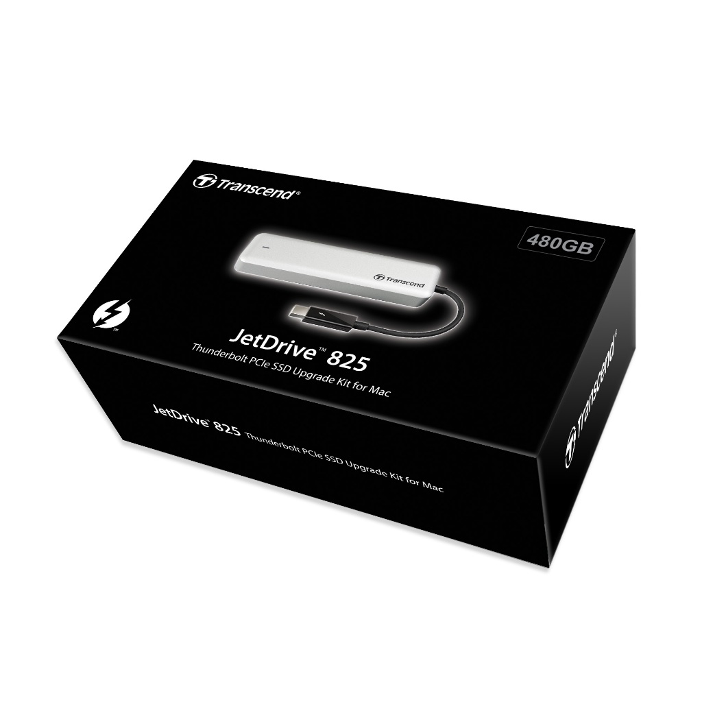 Transcend JetDrive JDM825 240G/480 AHCI PCIe Gen3x2/Thunderbolt 10Gbs ...