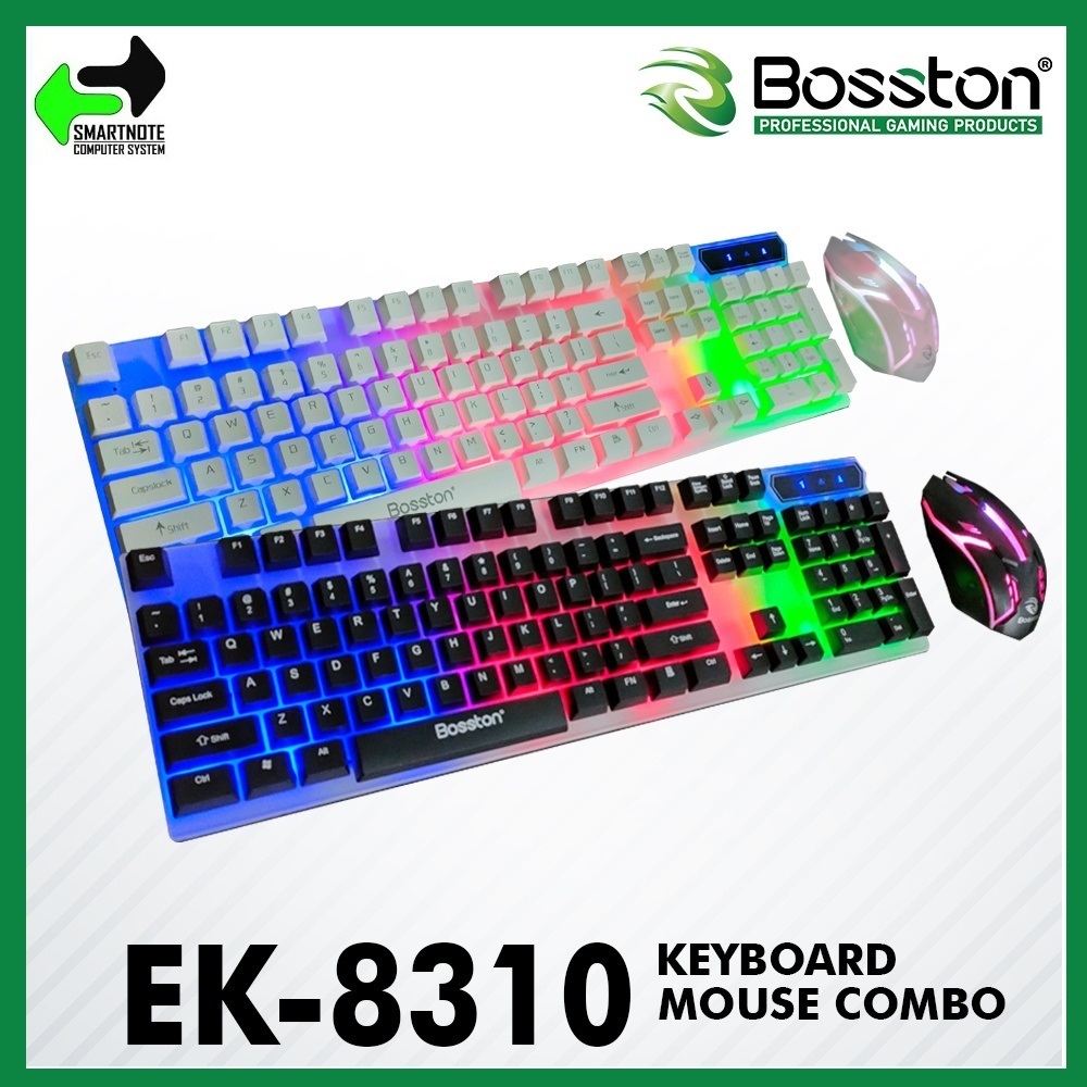 Bosston EK8310 Keyboard and Mouse Combo | Shopee Philippines