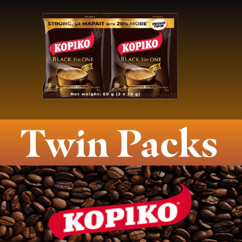 KOPIKO Astig Black 3 in One Instant Coffee Mix 10x58g with free ...