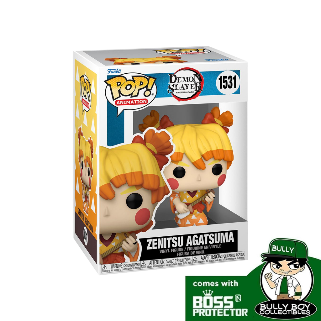 Funko POP! Animation: Demon Slayer S2 - Zenitsu Agatsuma 1531 With Boss ...