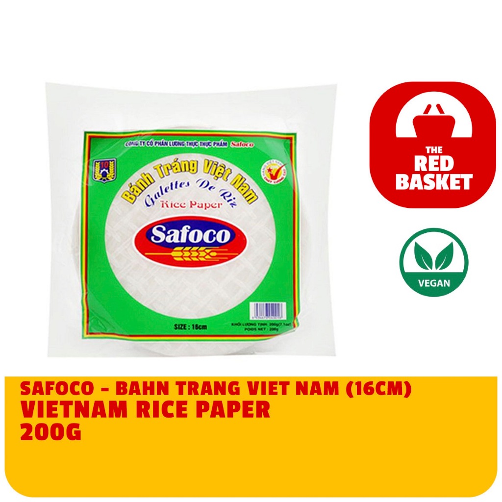 SAFOCO – BAHN TRANG VIET NAM (16CM) VIETNAM RICE PAPER 200G X 1PC ...