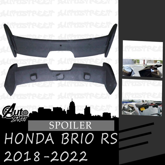 Honda Brio RS 20182022 Rear Trunk Spoiler (Matte Black)Honda Brio RS