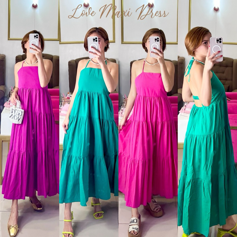 PBC LOVE MAXI DRESS (Cotton Linen) | Shopee Philippines