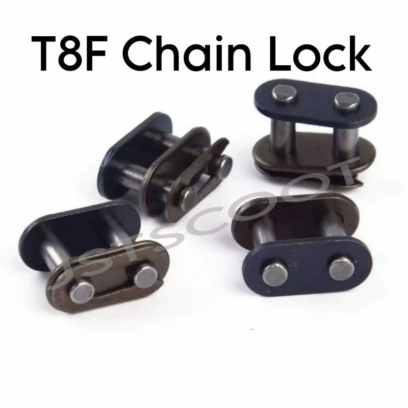 4x T8F Chain Master Link 8mm - For Mini ATV Quad Dirt Pocket Bikes 43-49cc