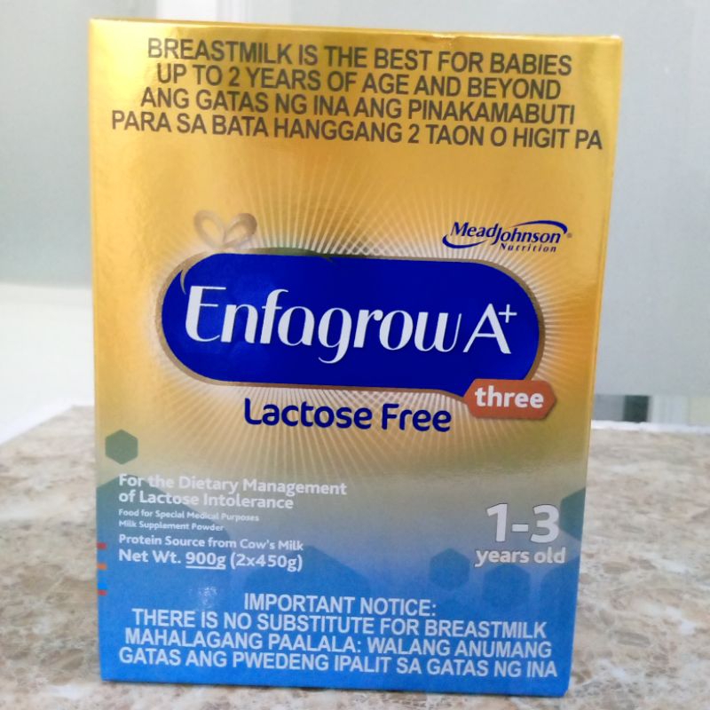 Enfagrow free lactose shops